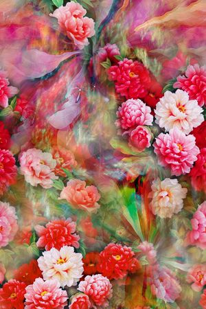 乡村印花花型图片