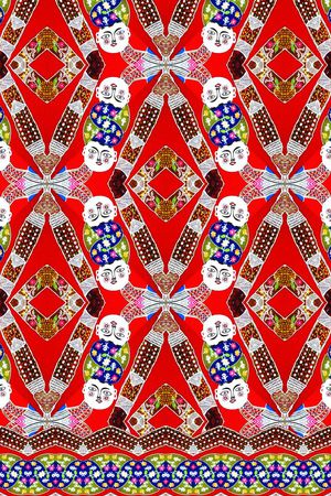 民族风 中国风 插画印花花型图片