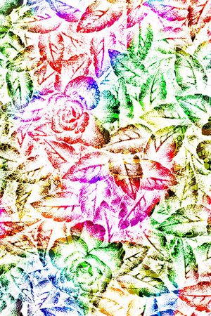 花卉印花花型图片