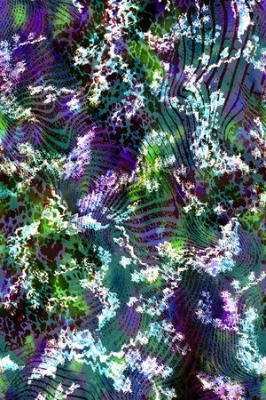 迷幻印花花型图片