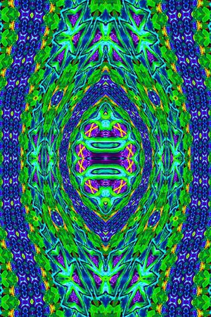 抽象印花花型图片