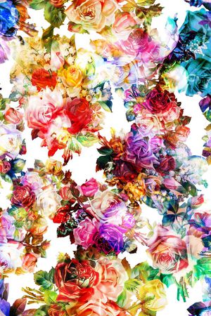 花卉印花花型图片