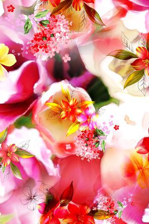 炫彩印花花型图片