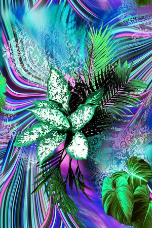 数码印花花型图片