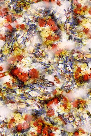 油画 多彩 花卉 花朵 鲜花 印花花型图片