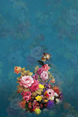花卉印花花型图片