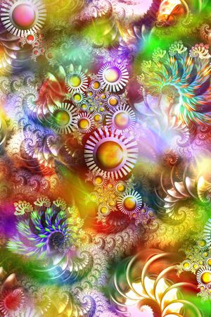 花卉 水果 绚丽 迷人花卉印花花型图片