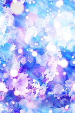 花卉 神秘 梦幻 童话 璀璨 闪烁印花花型图片