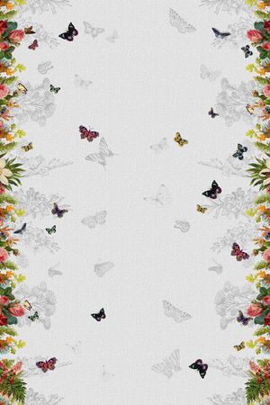 ♥红桃A〖花鸟天堂〗印花花型图片