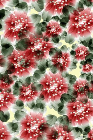 花卉印花花型图片