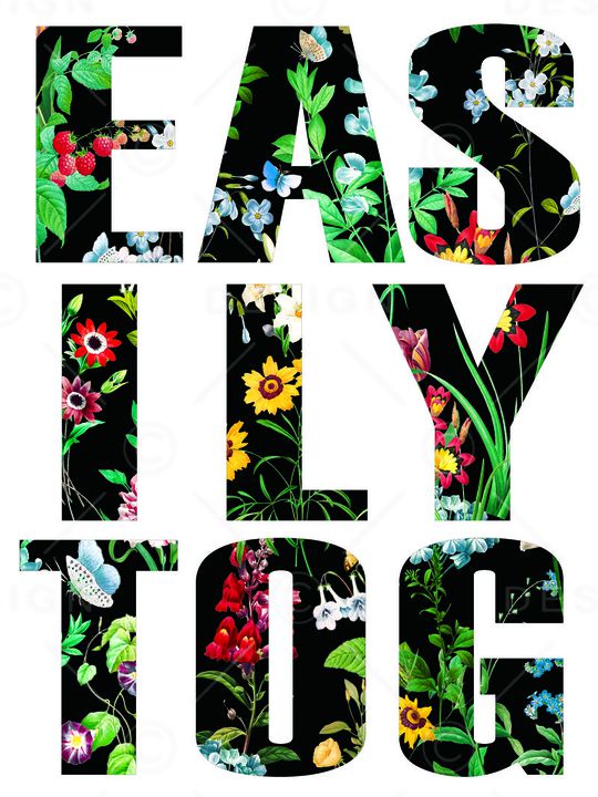 花卉印花花型图片