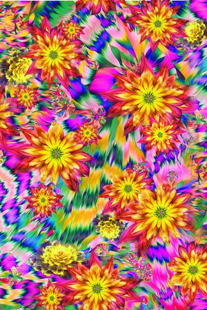 花卉印花花型图片