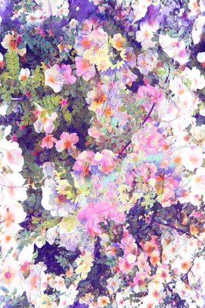 花卉印花花型图片
