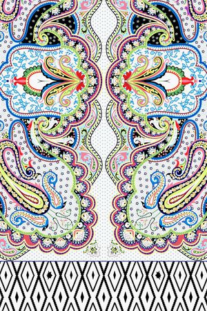 几何印花花型图片