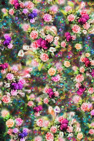 花卉印花花型图片