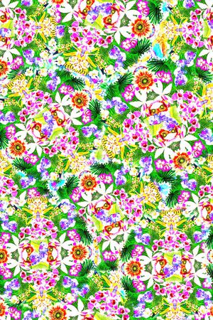花卉印花花型图片
