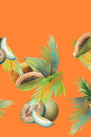 水果印花花型图片