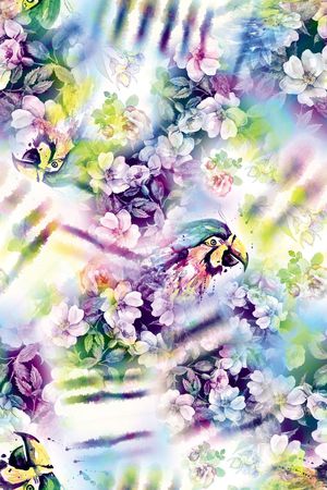 花卉印花花型图片
