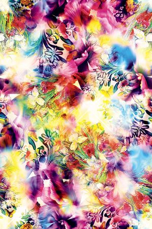 花卉印花花型图片