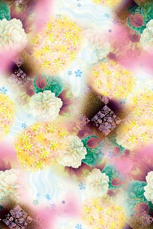 花卉印花花型图片