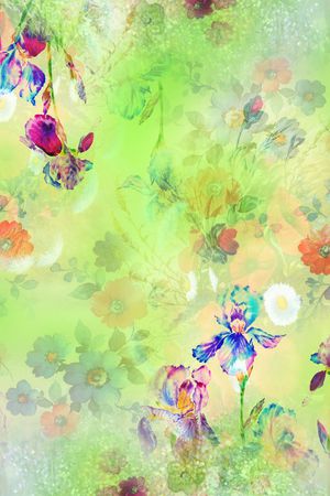 花卉印花花型图片