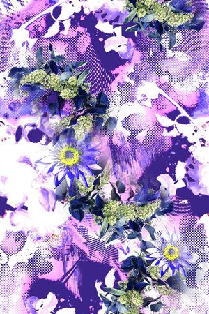 花卉印花花型图片