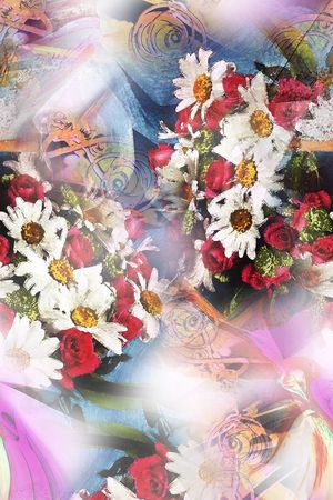 花卉印花花型图片