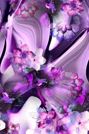 花卉印花花型图片