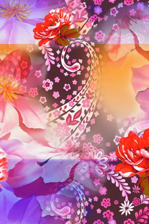 花卉印花花型图片