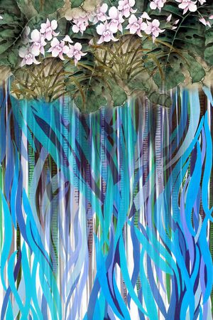 花卉印花花型图片