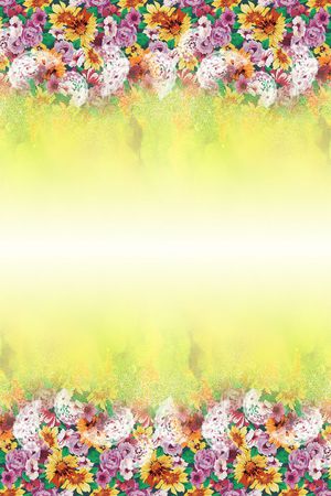 花卉印花花型图片