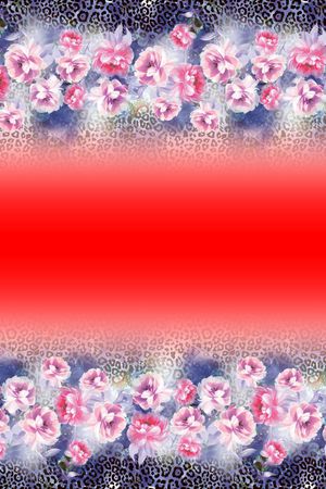 花卉印花花型图片