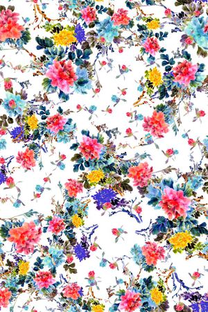 花卉印花花型图片