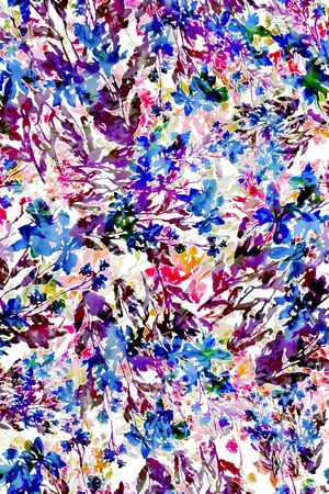 花卉印花花型图片