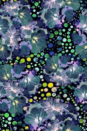 花卉印花花型图片
