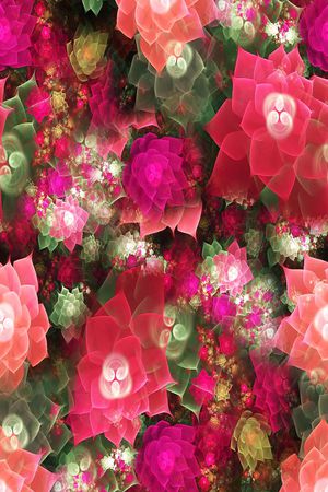 花卉印花花型图片