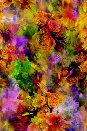 朦胧印花花型图片