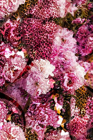 花卉印花花型图片