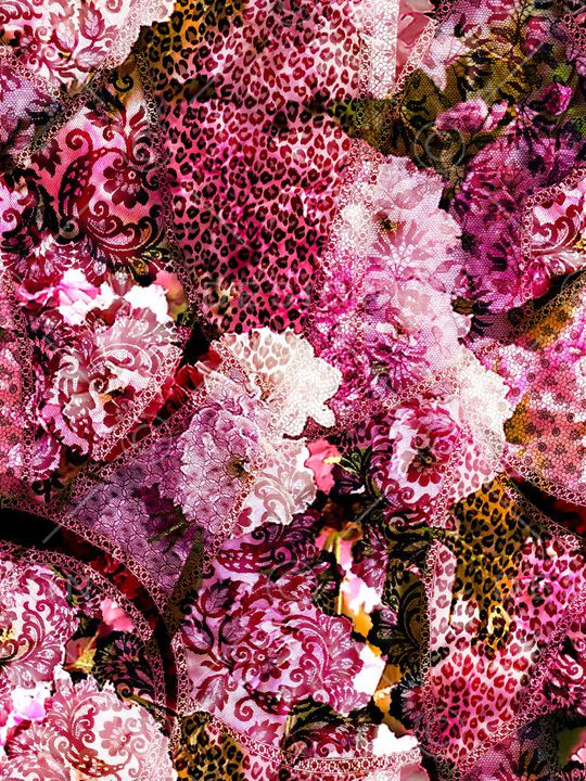 花卉印花花型图片