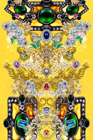珠宝印花花型图片
