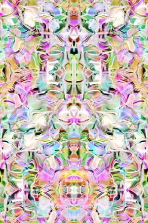 迷幻印花花型图片
