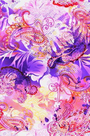 民族风印花花型图片