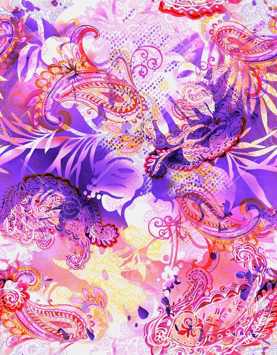 民族风印花花型图片