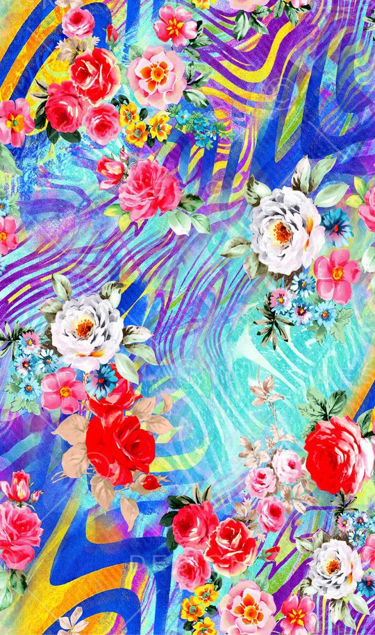 花卉印花花型图片