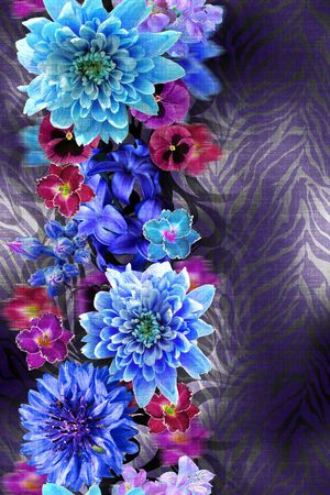 花卉印花花型图片