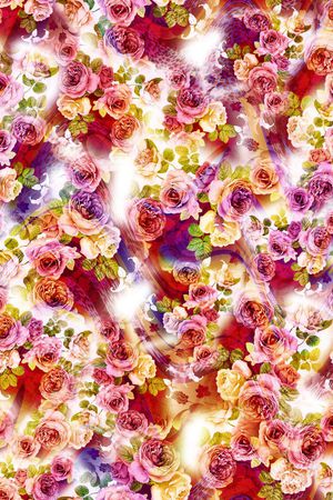 花卉印花花型图片