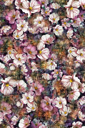 花卉印花花型图片