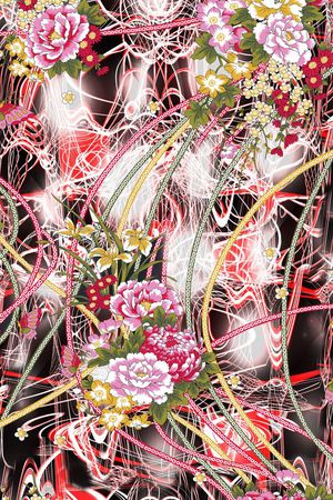 花卉印花花型图片