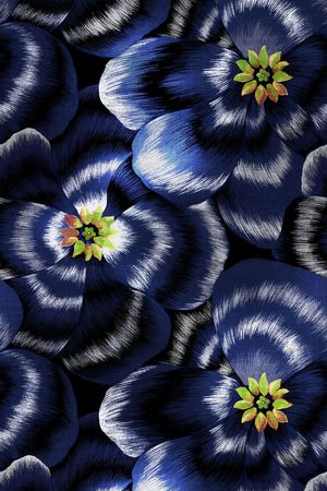 花卉印花花型图片