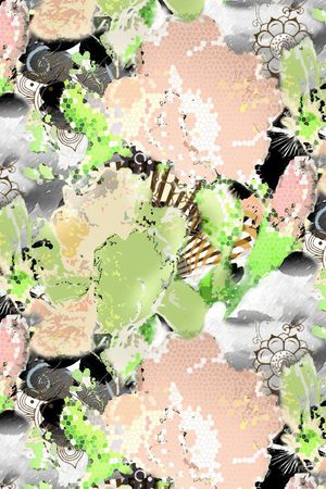花卉印花花型图片